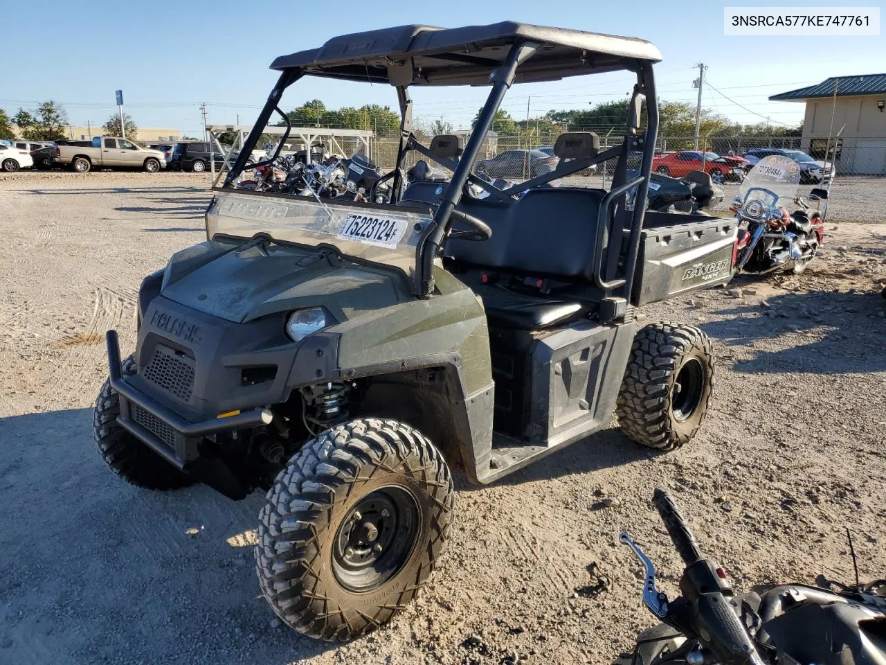 2019 Polaris Ranger 570 Full-Size VIN: 3NSRCA577KE747761 Lot: 75223124