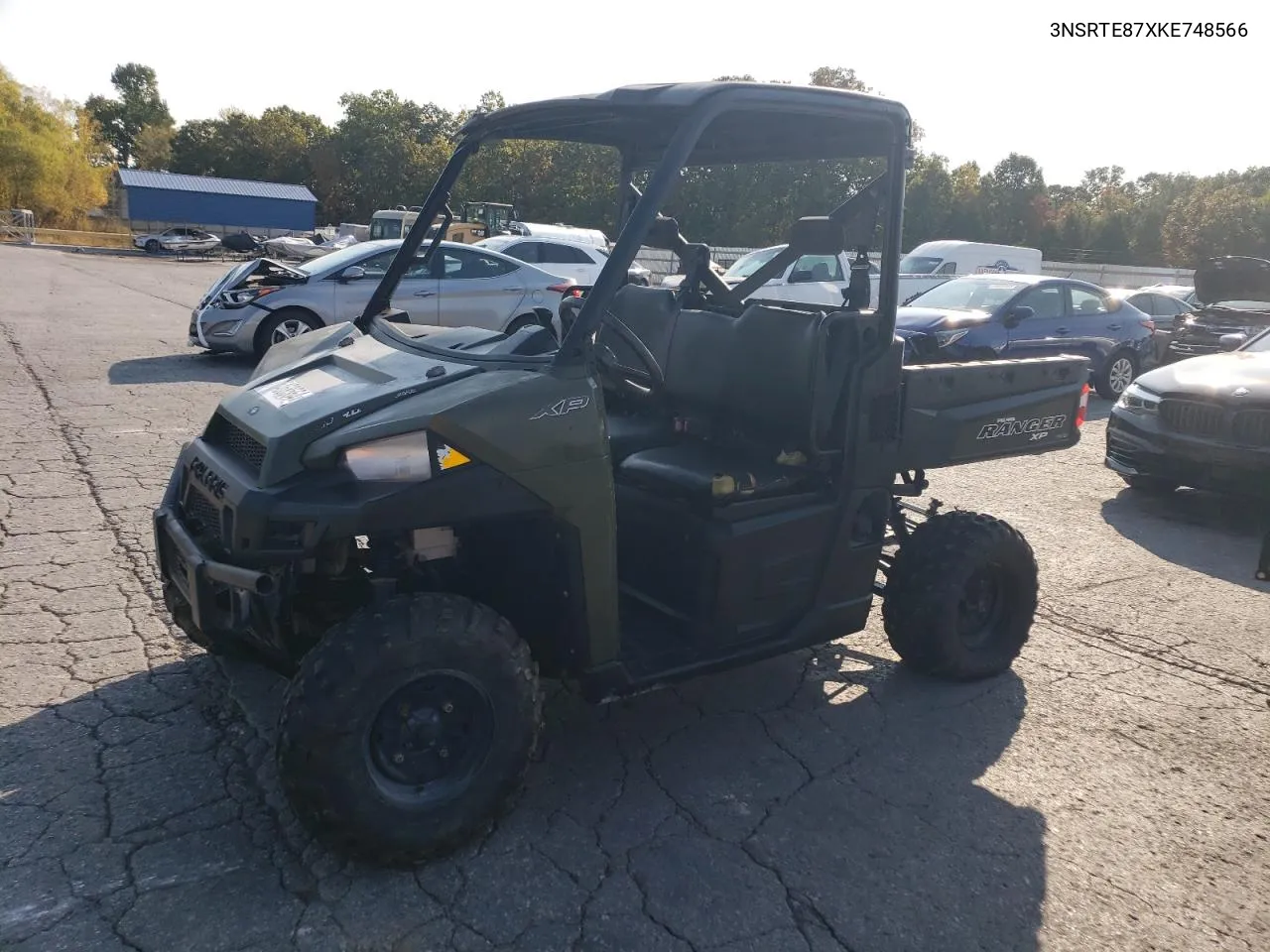 2019 Polaris Ranger Xp 900 Eps VIN: 3NSRTE87XKE748566 Lot: 75468564