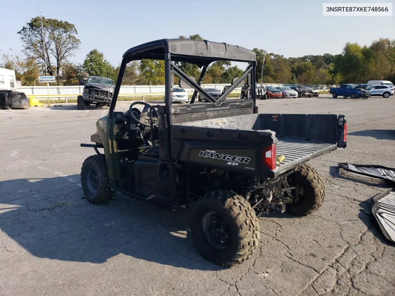 2019 Polaris Ranger Xp 900 Eps VIN: 3NSRTE87XKE748566 Lot: 75468564