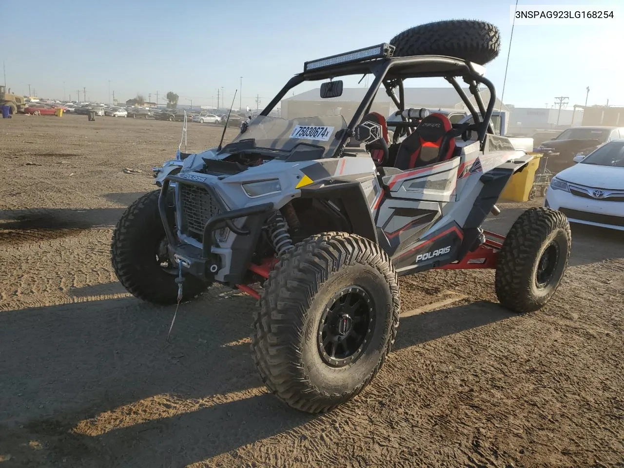 2020 Polaris Rzr Xp Turbo S Velocity VIN: 3NSPAG923LG168254 Lot: 75030674