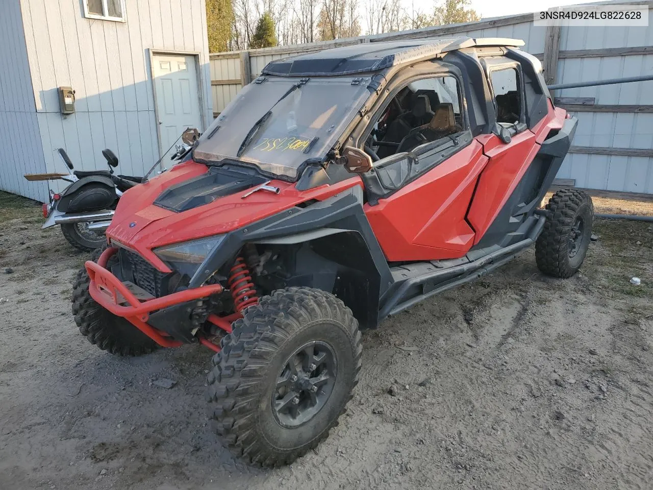 2020 Polaris Rzr Pro Xp 4 Ultimate VIN: 3NSR4D924LG822628 Lot: 75523004