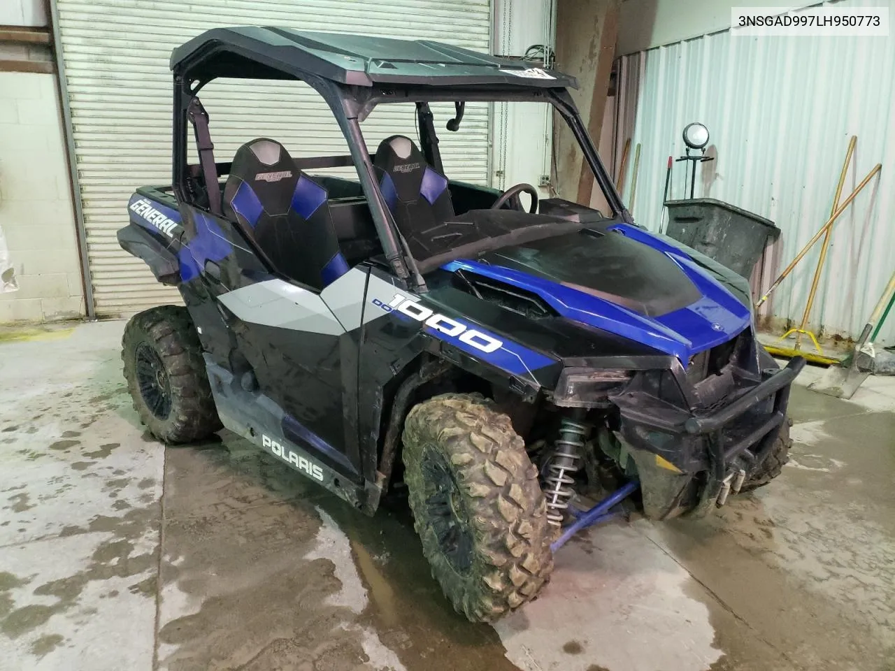 2020 Polaris General 1000 Deluxe VIN: 3NSGAD997LH950773 Lot: 76868534