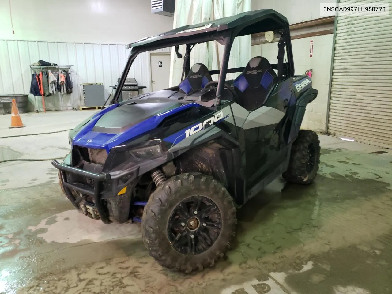 2020 Polaris General 1000 Deluxe VIN: 3NSGAD997LH950773 Lot: 76868534