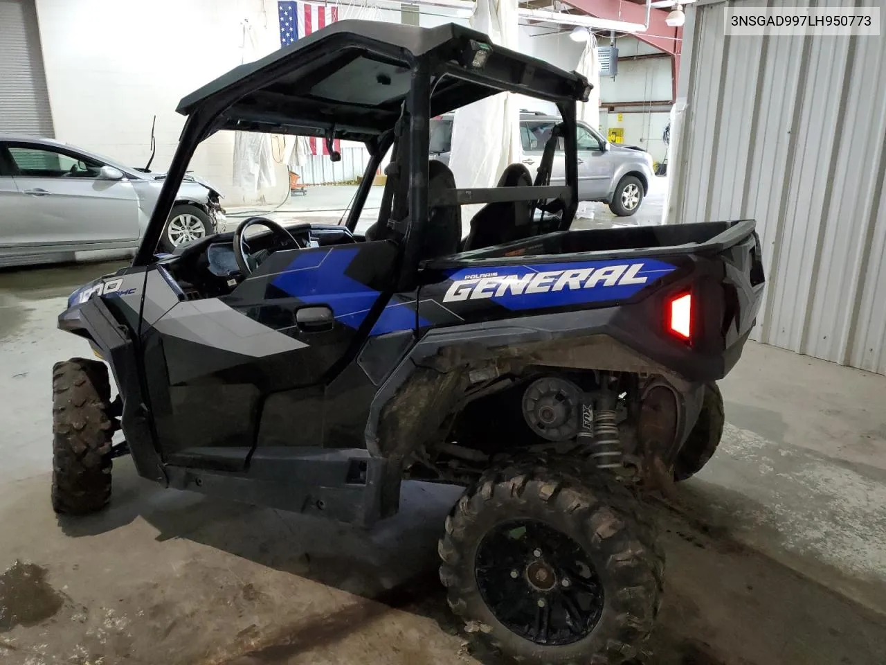 2020 Polaris General 1000 Deluxe VIN: 3NSGAD997LH950773 Lot: 76868534