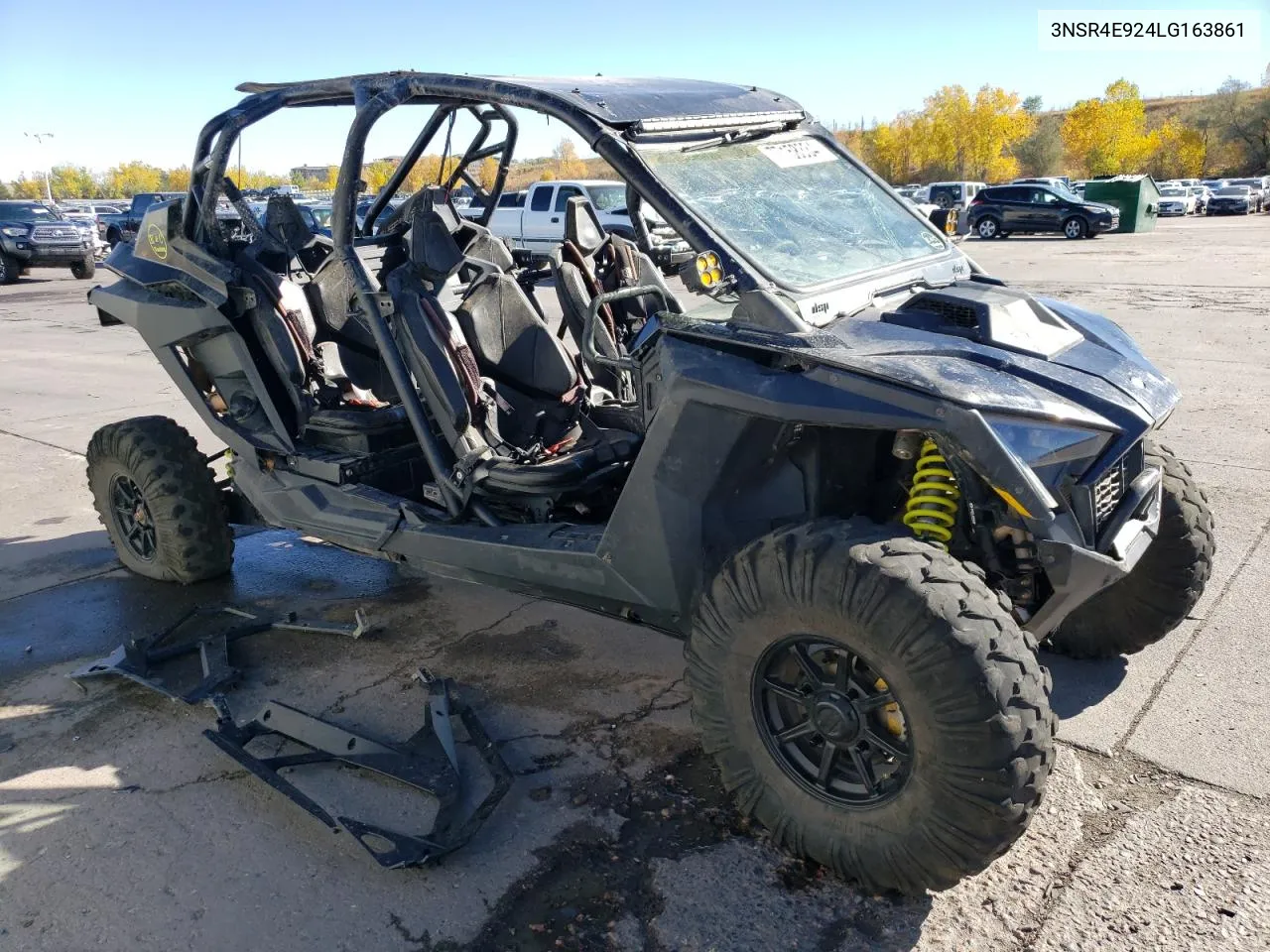 2020 Polaris Rzr Pro Xp 4 Sport VIN: 3NSR4E924LG163861 Lot: 77158334