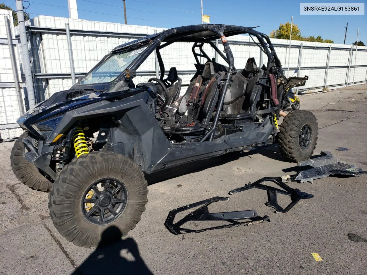 2020 Polaris Rzr Pro Xp 4 Sport VIN: 3NSR4E924LG163861 Lot: 77158334