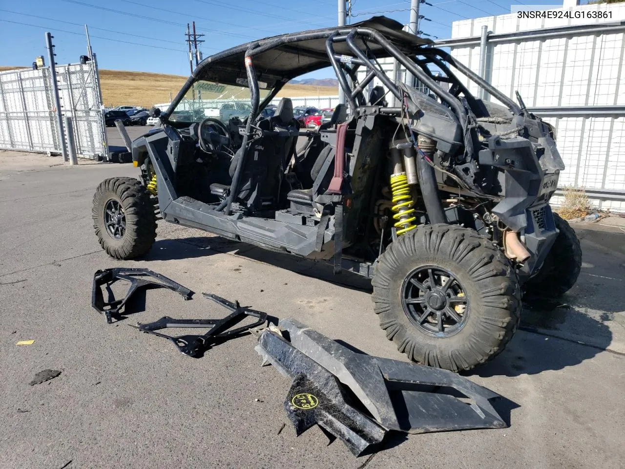 2020 Polaris Rzr Pro Xp 4 Sport VIN: 3NSR4E924LG163861 Lot: 77158334