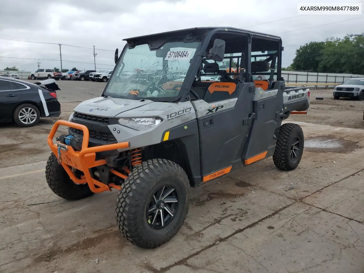 2021 Polaris Ranger Crew Xp 1000 Premium High Lifter Edition VIN: 4XARSM990M8477889 Lot: 57106464