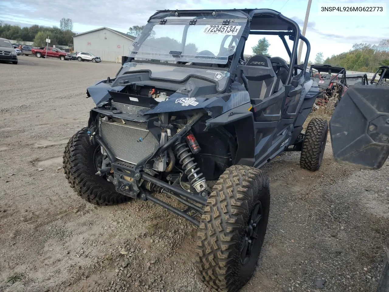 2021 Polaris Rzr Turbo S 4 VIN: 3NSP4L926MG622773 Lot: 72345134