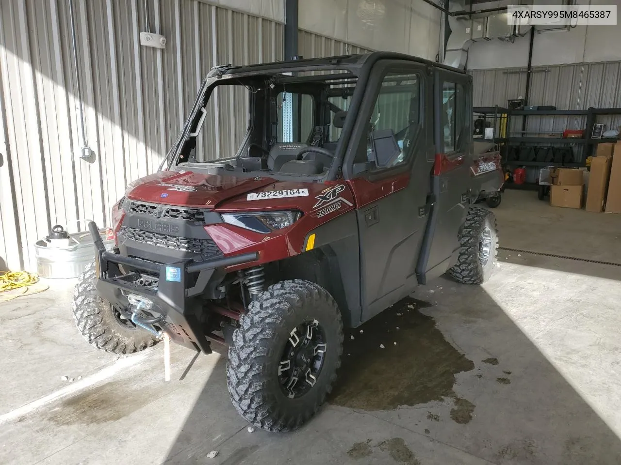 2021 Polaris Ranger Crew Xp 1000 Northstar Ultimate VIN: 4XARSY995M8465387 Lot: 73229164