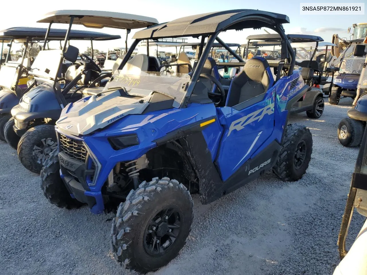 2021 Polaris Rzr Trail Premium VIN: 3NSA5P872MN861921 Lot: 73777144