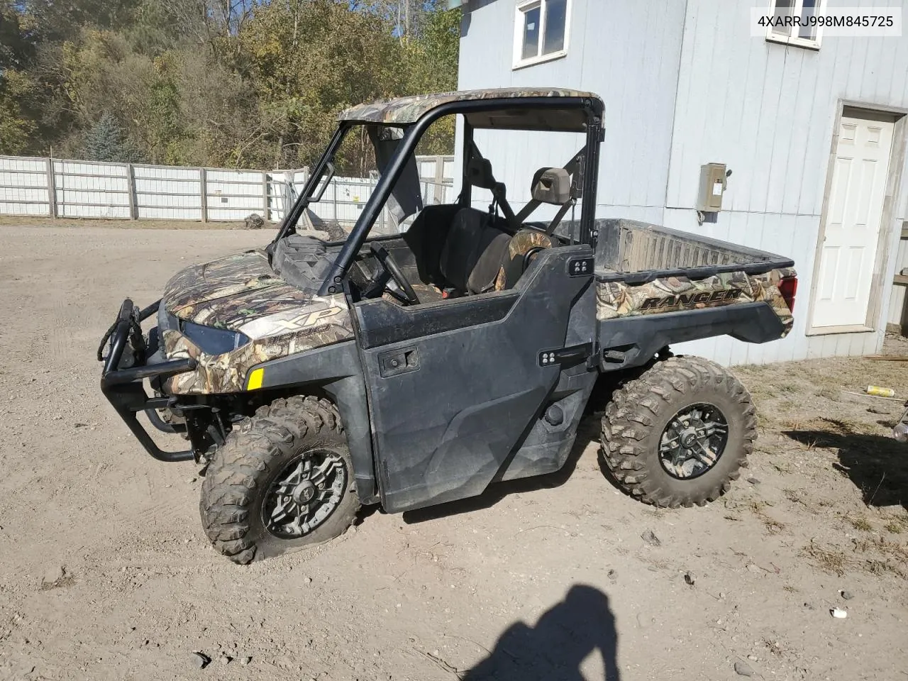 2021 Polaris Ranger Xp 1000 Big Game Edition VIN: 4XARRJ998M845725 Lot: 74684974