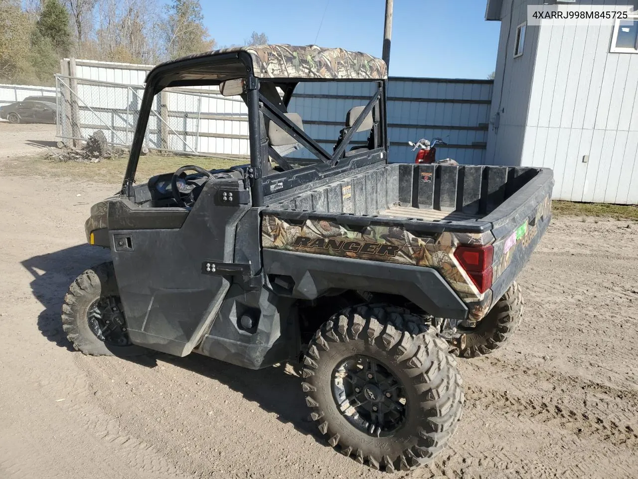 2021 Polaris Ranger Xp 1000 Big Game Edition VIN: 4XARRJ998M845725 Lot: 74684974