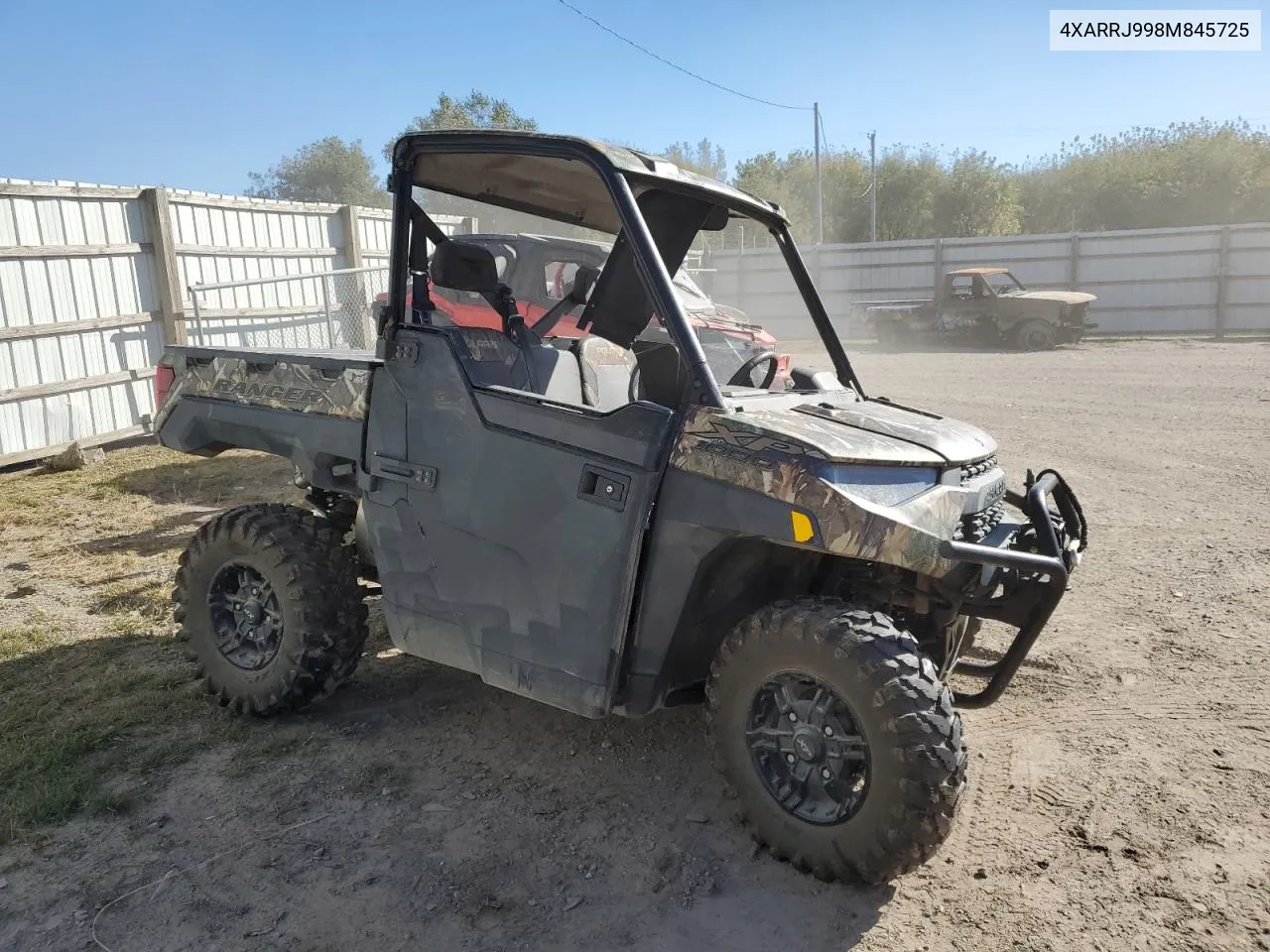 2021 Polaris Ranger Xp 1000 Big Game Edition VIN: 4XARRJ998M845725 Lot: 74684974