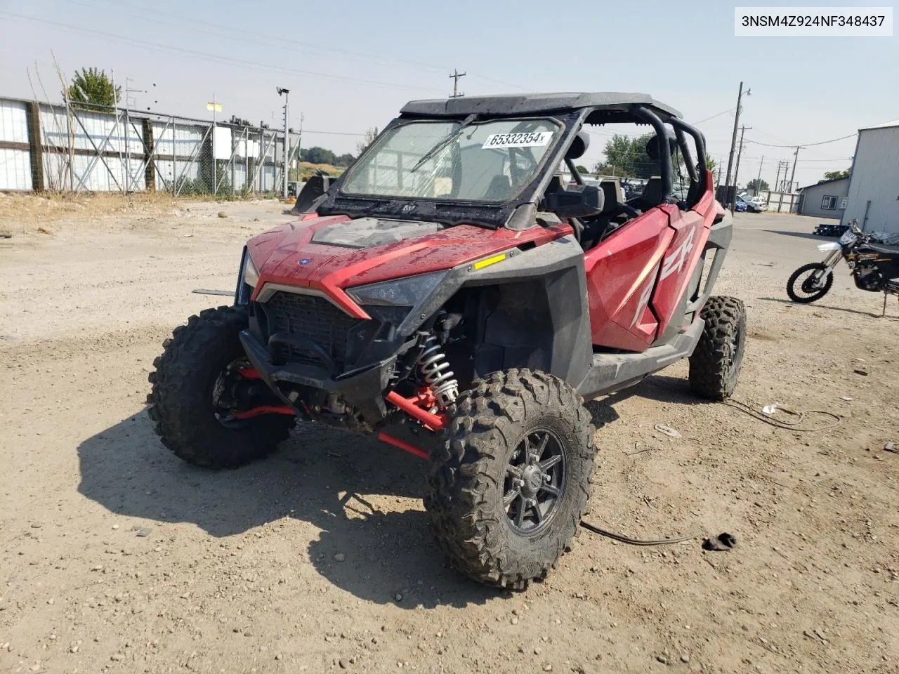 2022 Polaris Rzr Pro Xp 4 Premium VIN: 3NSM4Z924NF348437 Lot: 65332354