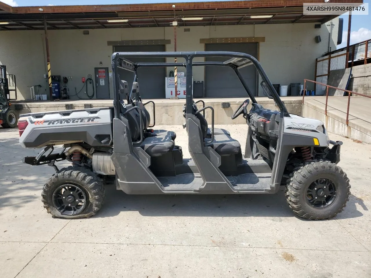 2022 Polaris Ranger Crew Xp 1000 Trail Boss VIN: 4XARSH995N8481476 Lot: 68669894