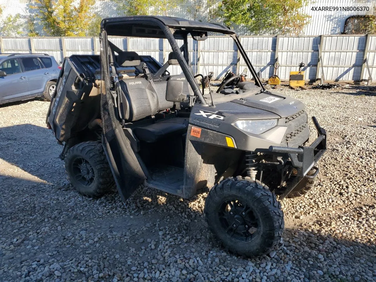 2022 Polaris Ranger Xp 1000 Premium VIN: 4XARRE991N8006370 Lot: 73094804