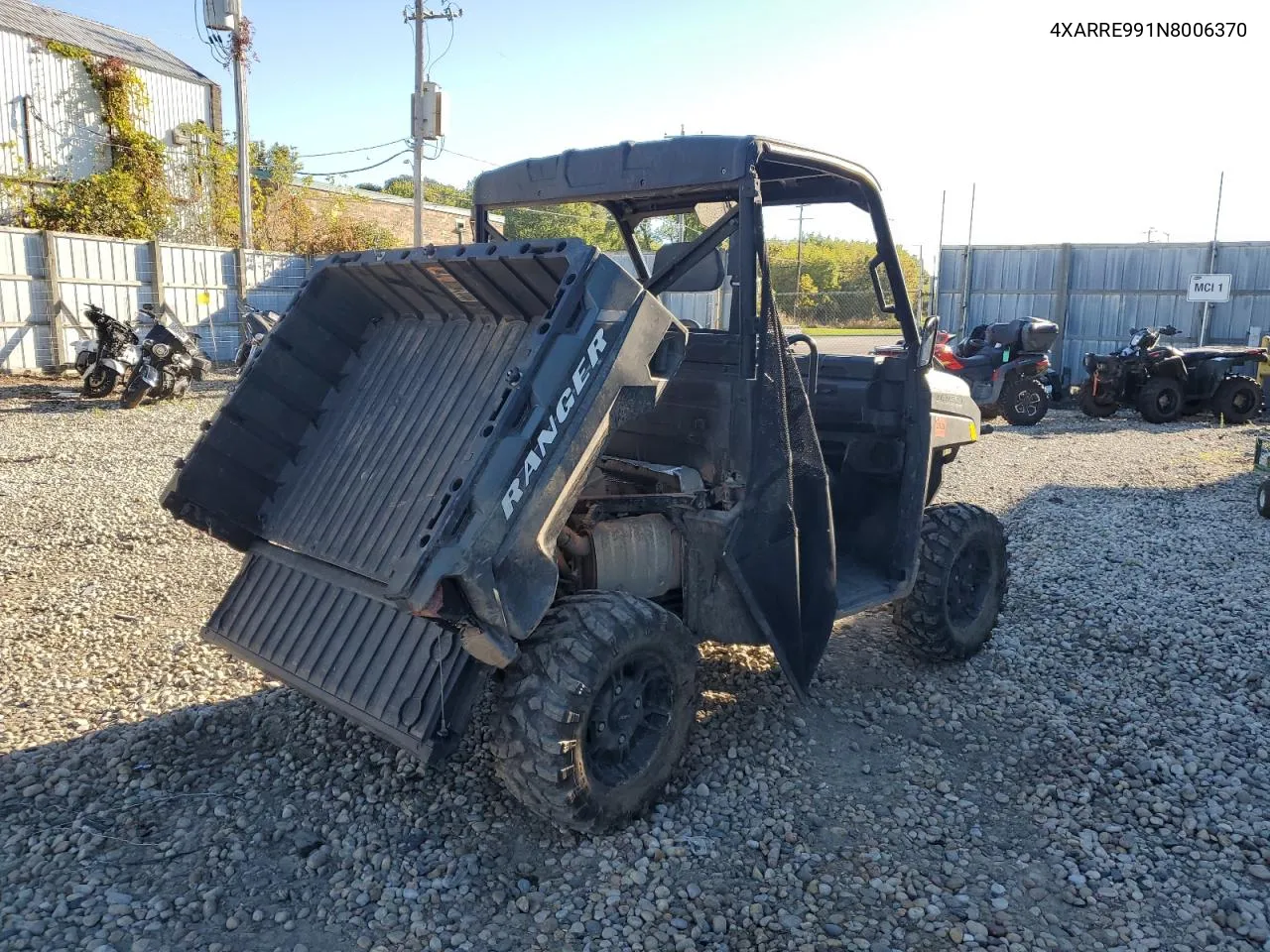 2022 Polaris Ranger Xp 1000 Premium VIN: 4XARRE991N8006370 Lot: 73094804