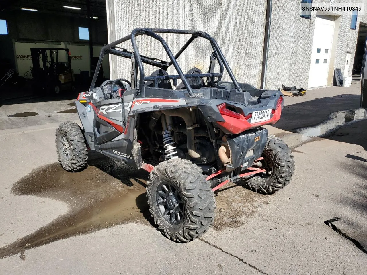 2022 Polaris Rzr Xp 1000 Premium VIN: 3NSNAV991NH410349 Lot: 73482414