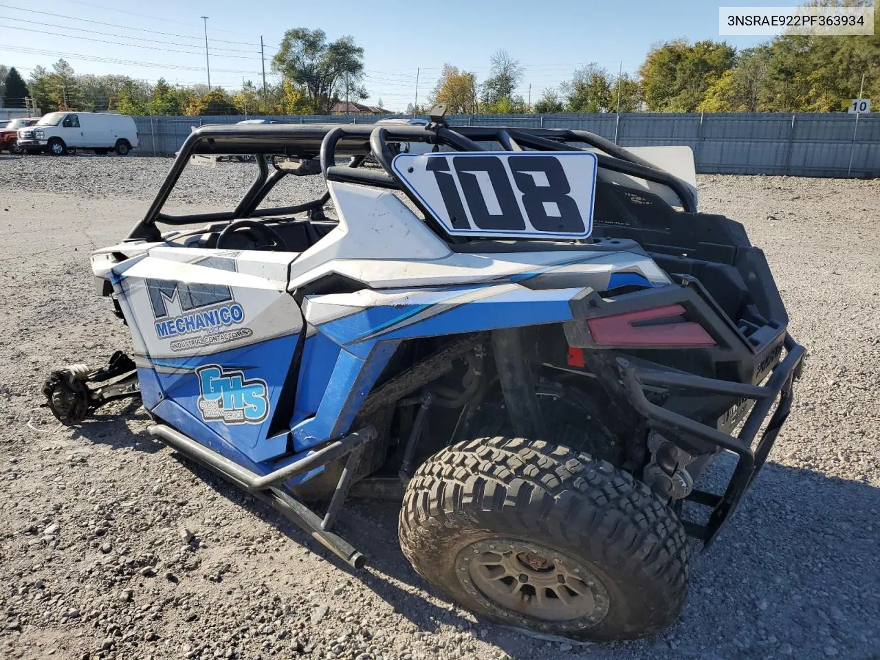 2022 Polaris Rzr Pro Xp Sport VIN: 3NSRAE922PF363934 Lot: 74056594