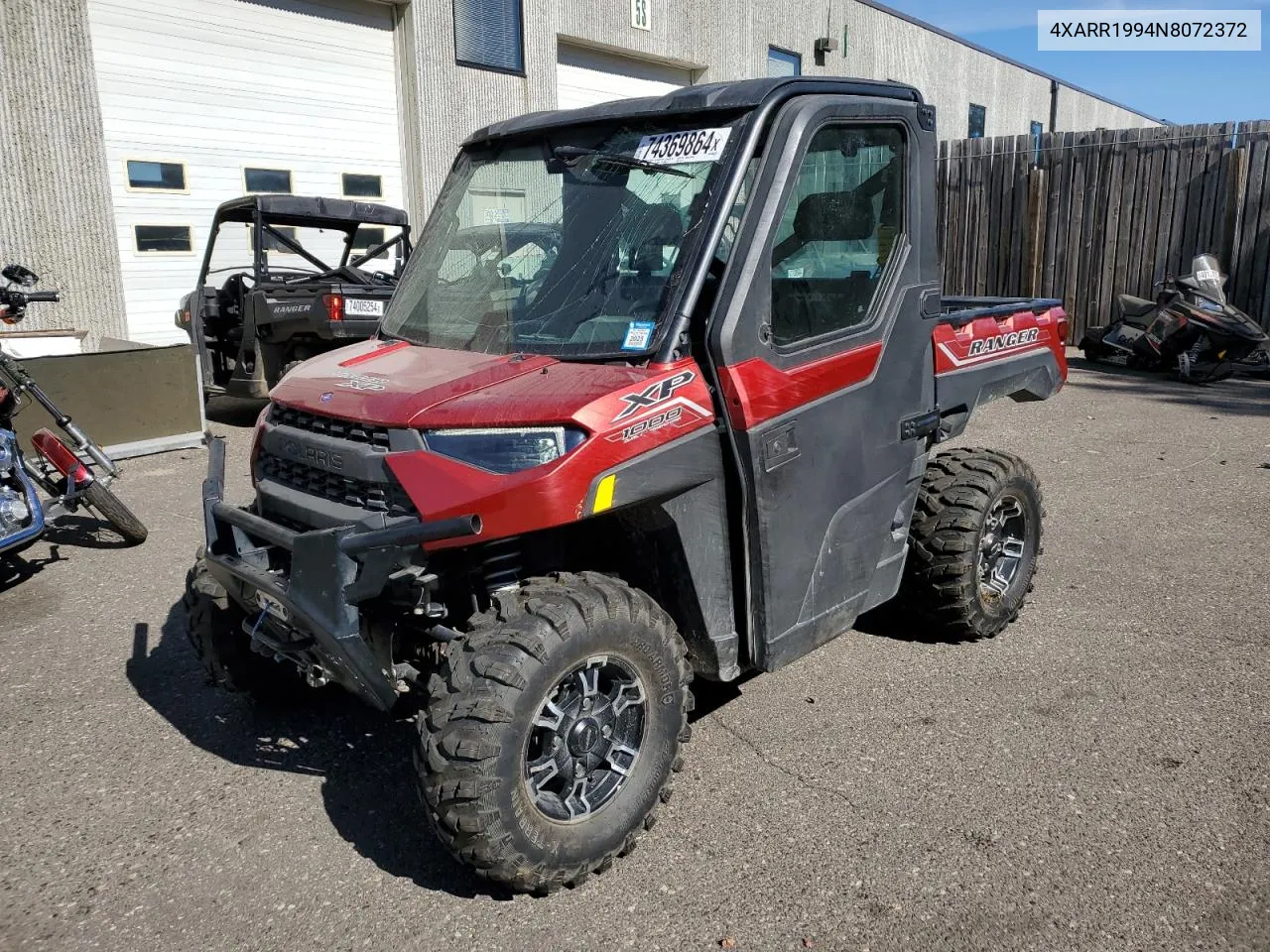 2022 Polaris Ranger Crew Xp 1000 Northstar Ultimate VIN: 4XARR1994N8072372 Lot: 74369864