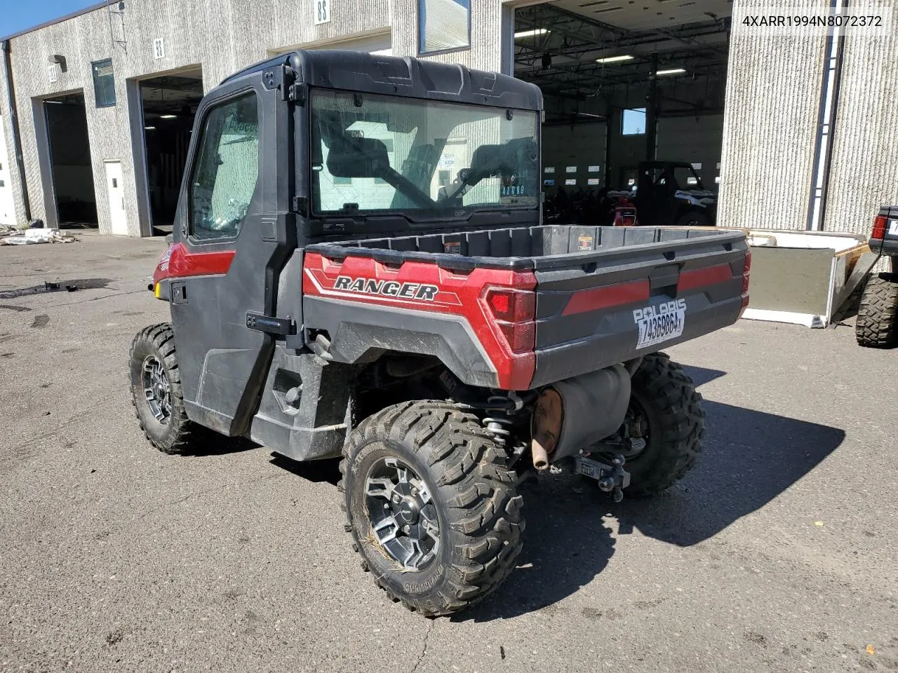 2022 Polaris Ranger Crew Xp 1000 Northstar Ultimate VIN: 4XARR1994N8072372 Lot: 74369864