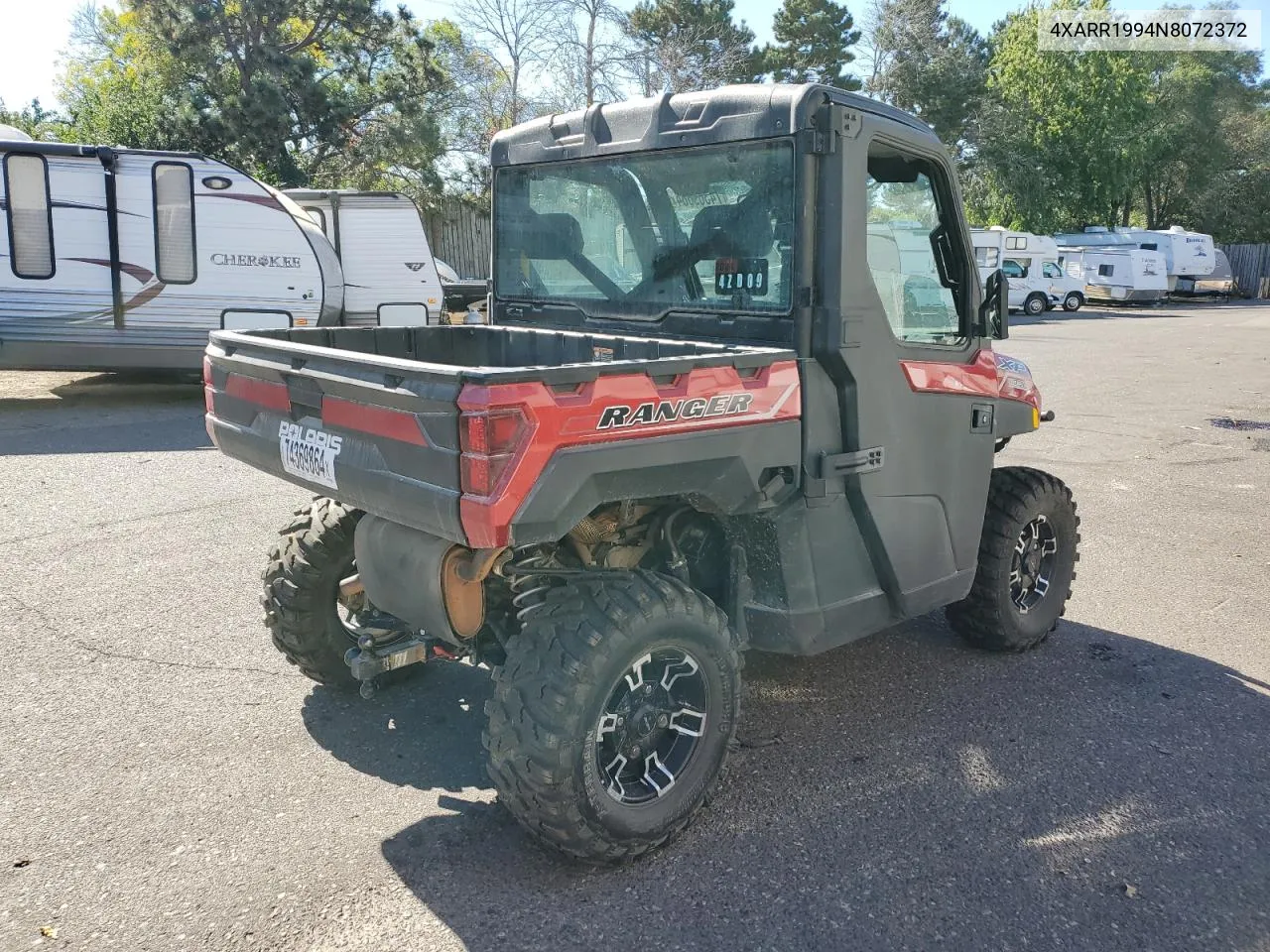 2022 Polaris Ranger Crew Xp 1000 Northstar Ultimate VIN: 4XARR1994N8072372 Lot: 74369864