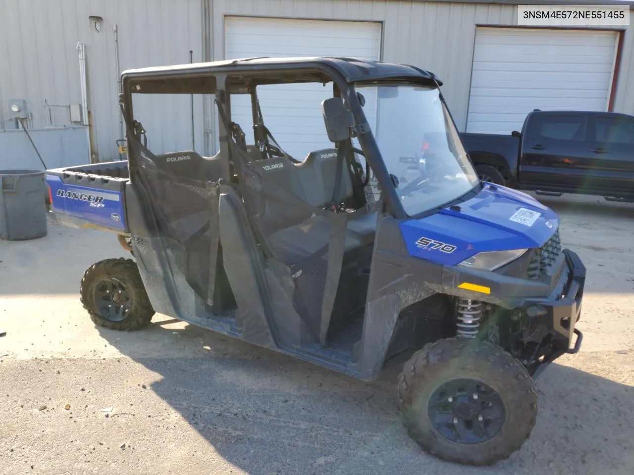 2022 Polaris Ranger Crew Sp 570 Premium VIN: 3NSM4E572NE551455 Lot: 74718834