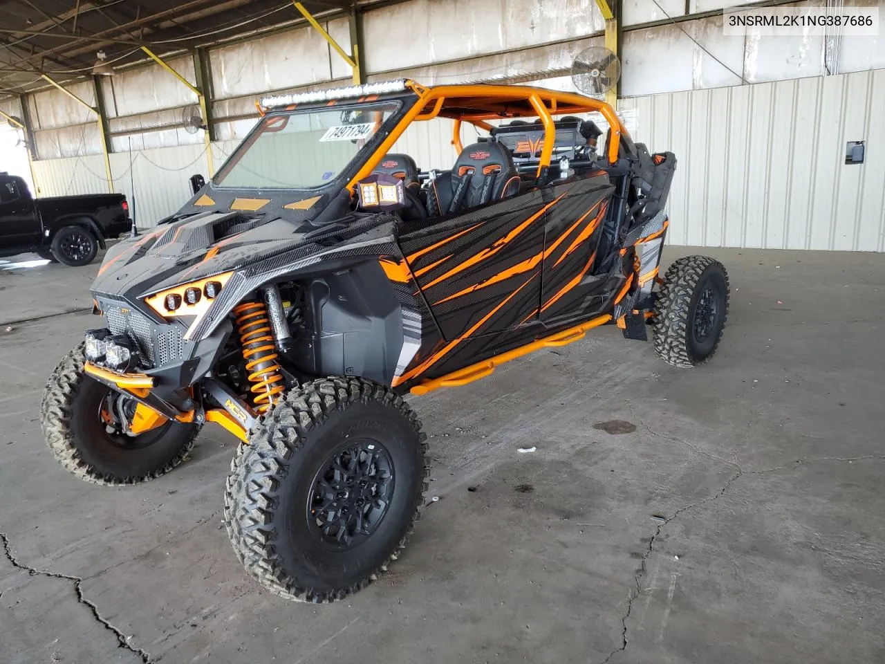 2022 Polaris Rzr Pro R 4 Ultimate Launch Edition VIN: 3NSRML2K1NG387686 Lot: 74971794