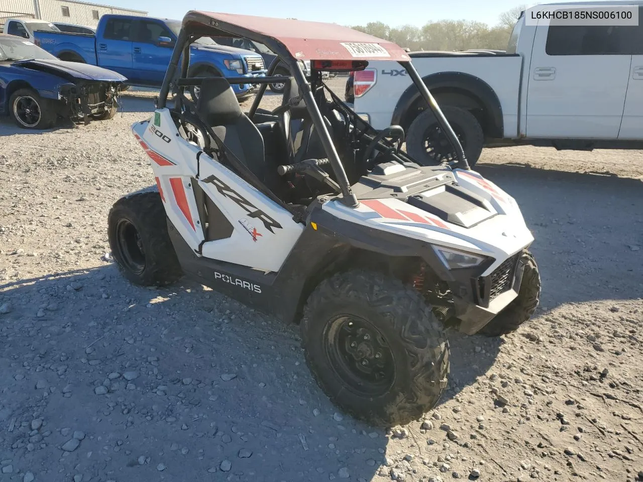 2022 Polaris Rzr 200 Efi VIN: L6KHCB185NS006100 Lot: 75816944