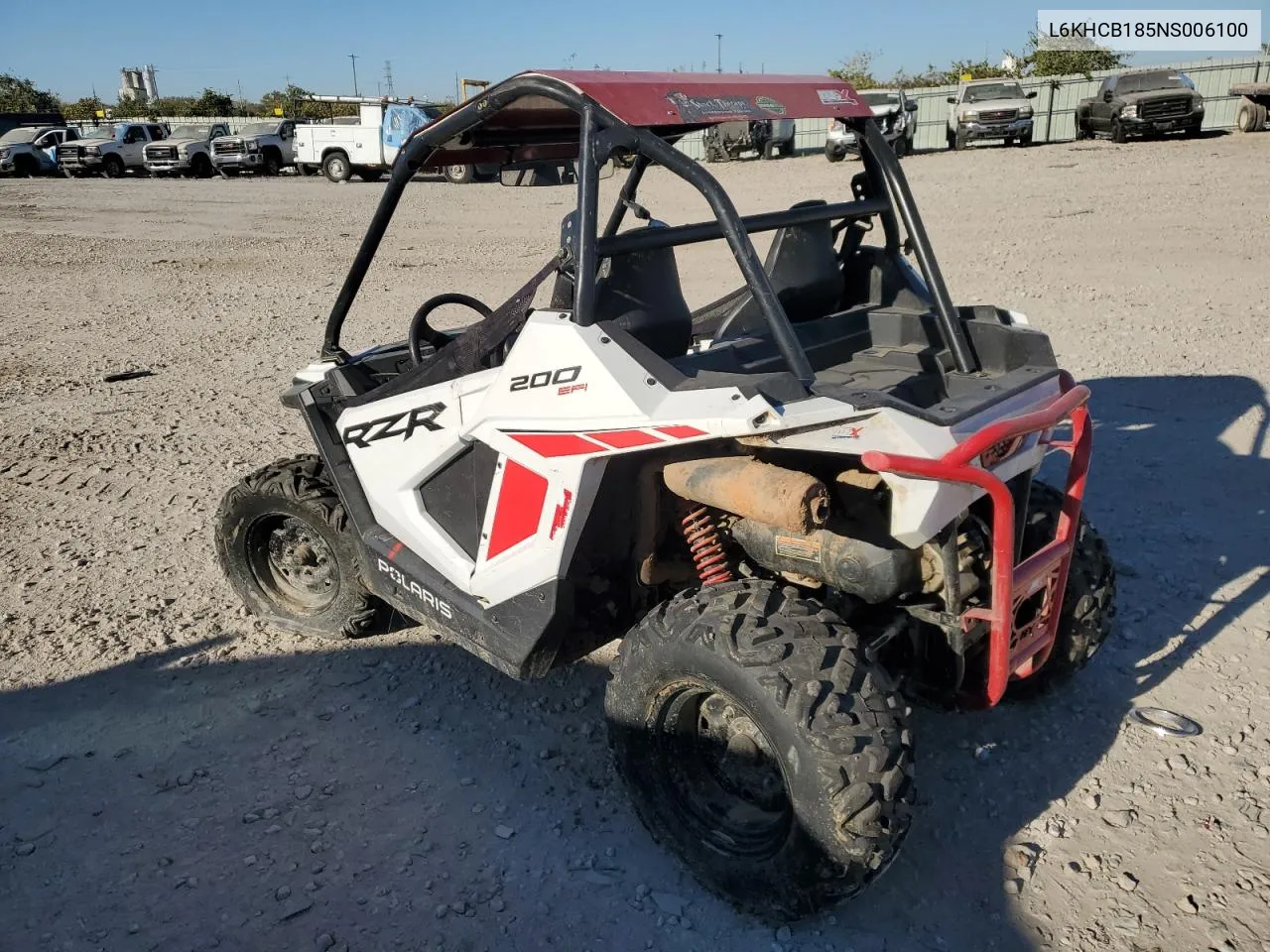 2022 Polaris Rzr 200 Efi VIN: L6KHCB185NS006100 Lot: 75816944