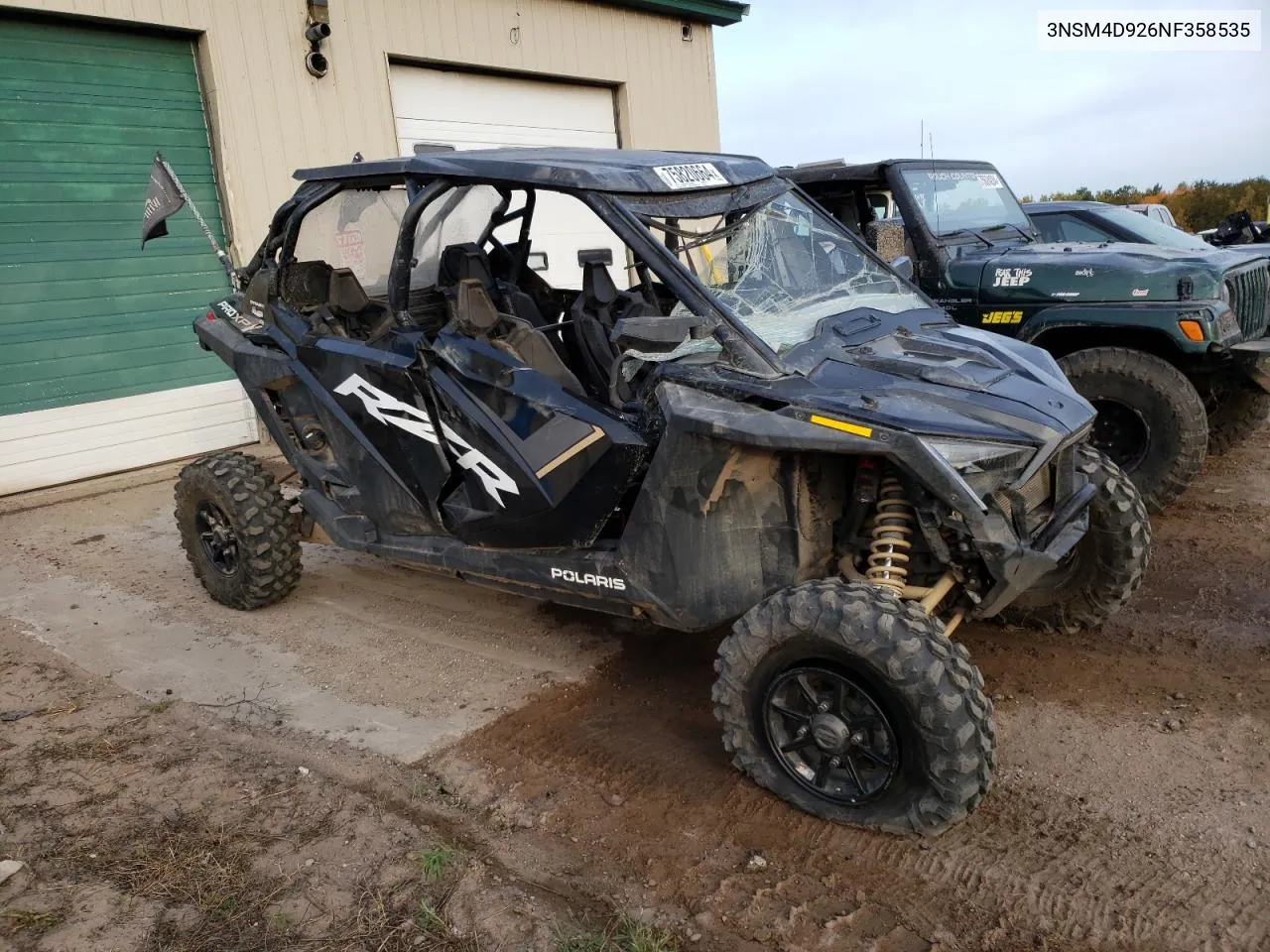 2022 Polaris Rzr Pro Xp 4 Ultimate VIN: 3NSM4D926NF358535 Lot: 75820664