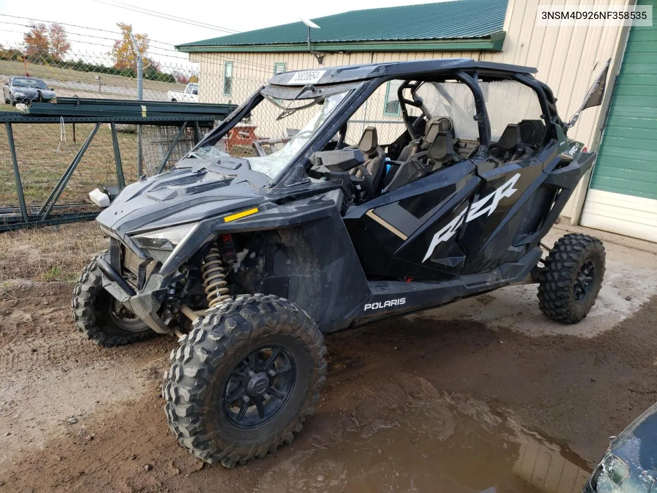 2022 Polaris Rzr Pro Xp 4 Ultimate VIN: 3NSM4D926NF358535 Lot: 75820664