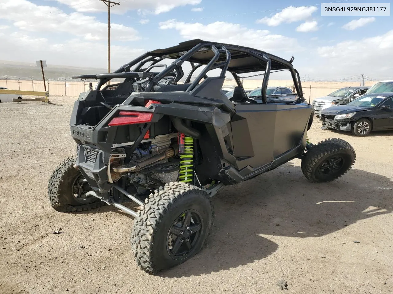 2022 Polaris Rzr Turbo R 4 Ultimate VIN: 3NSG4L929NG381177 Lot: 76307144