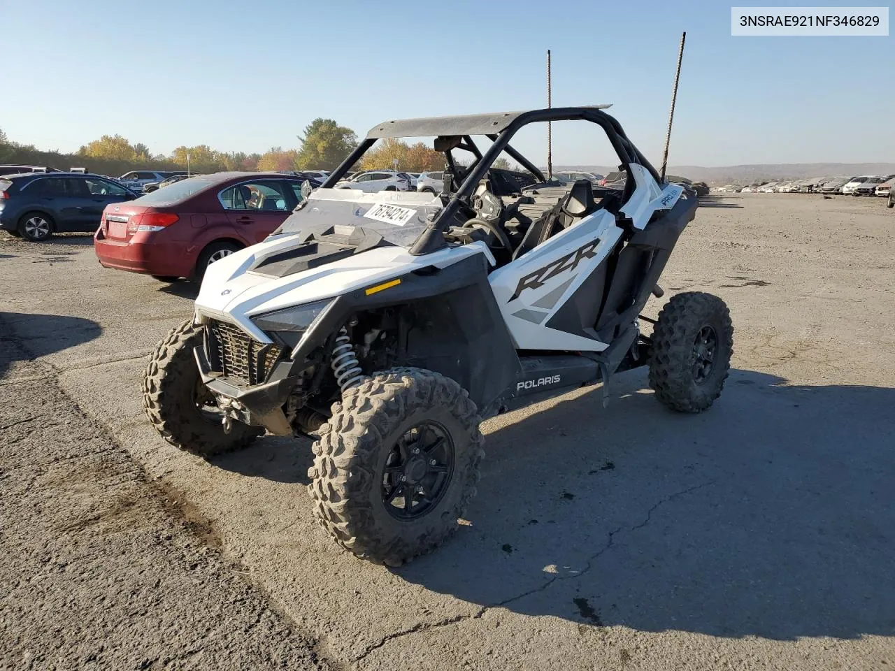 2022 Polaris Rzr Pro Xp Sport VIN: 3NSRAE921NF346829 Lot: 76794214