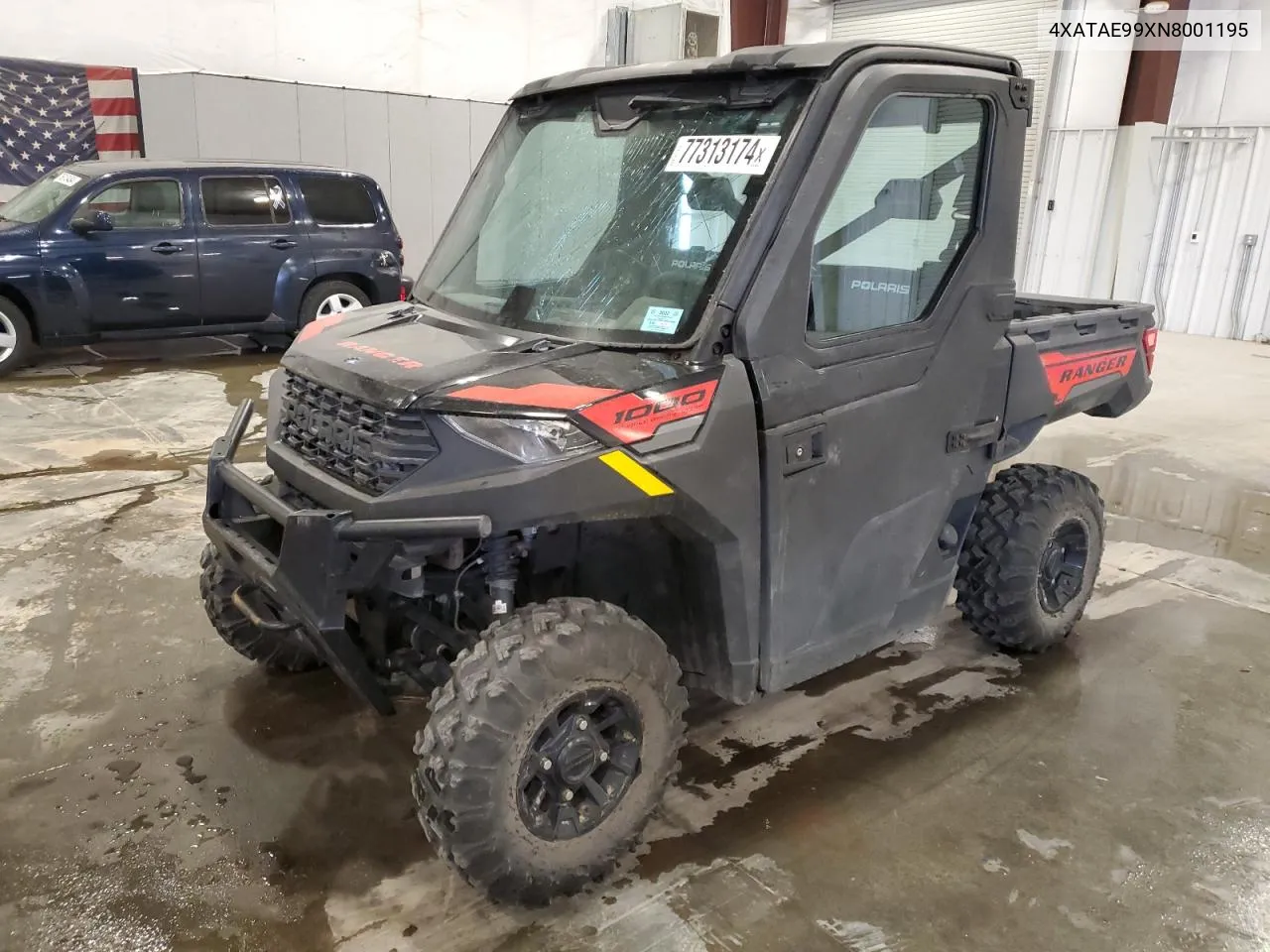 2022 Polaris Ranger 1000 Eps VIN: 4XATAE99XN8001195 Lot: 77313174