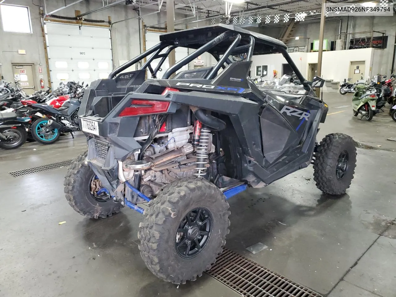 2022 Polaris Rzr Pro Xp Ultimate VIN: 3NSMAD926NF349794 Lot: 77763264