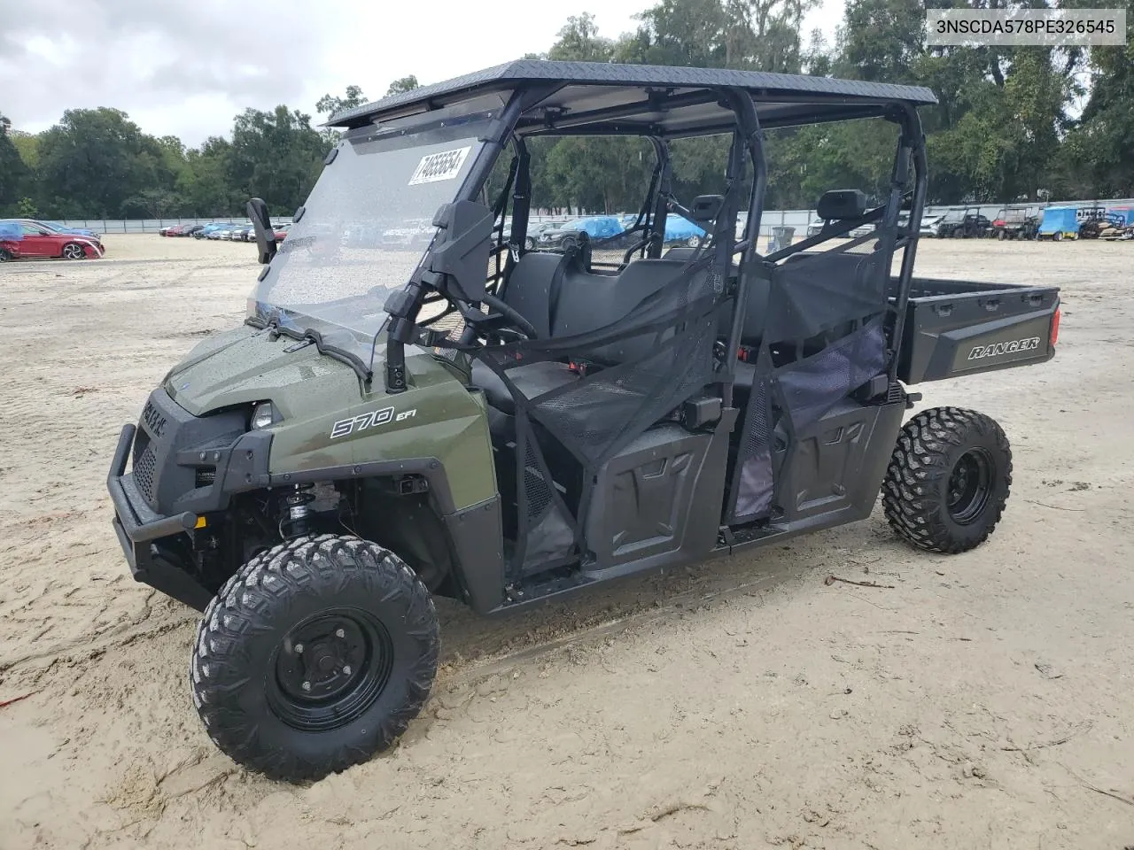 2023 Polaris Ranger Crew 570-6 VIN: 3NSCDA578PE326545 Lot: 74655654