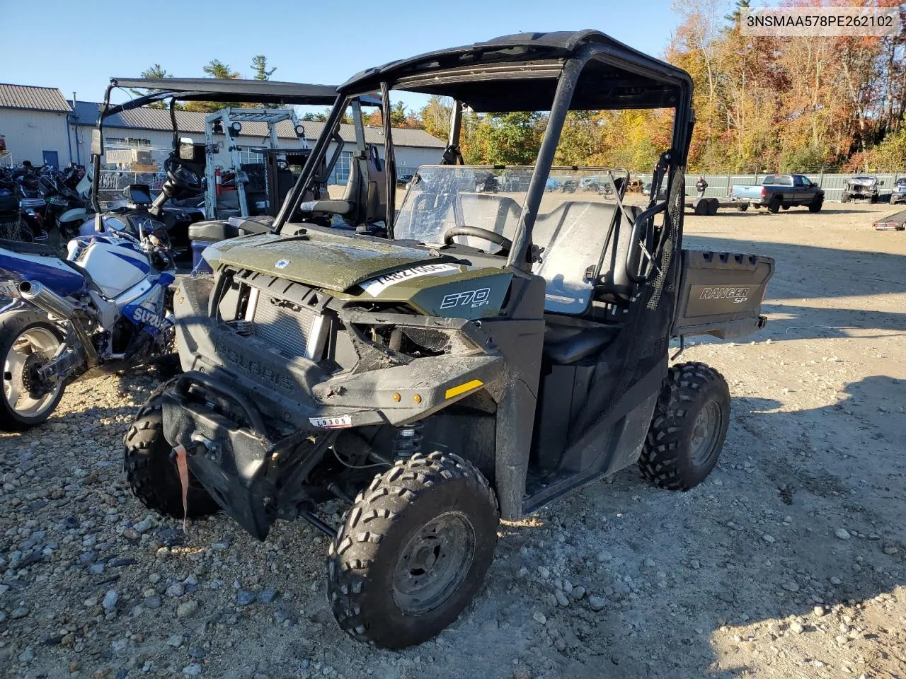 2023 Polaris Ranger Sp 570 VIN: 3NSMAA578PE262102 Lot: 74827604