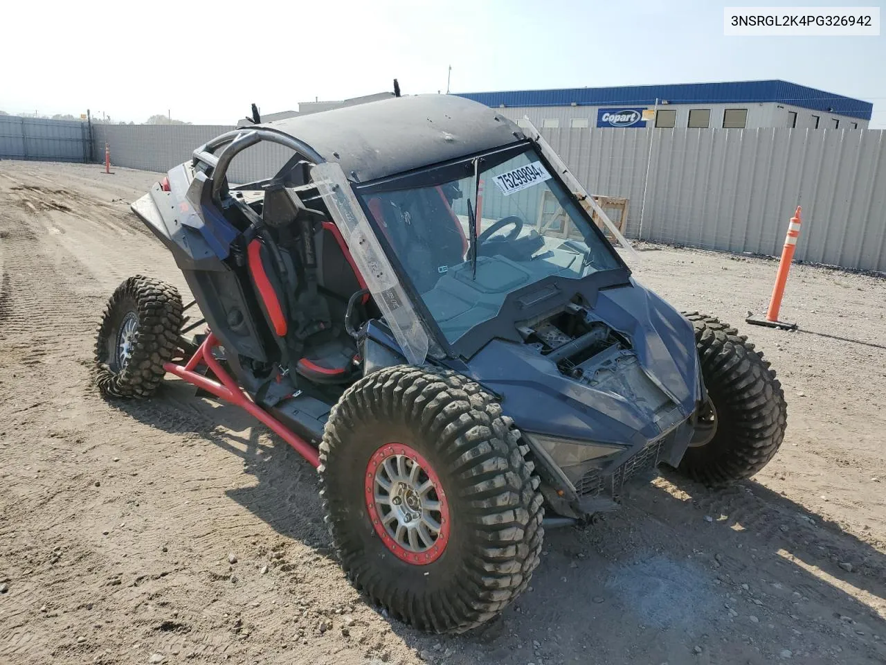 2023 Polaris Rzr Pro R Ultimate Launch Edition VIN: 3NSRGL2K4PG326942 Lot: 75299894