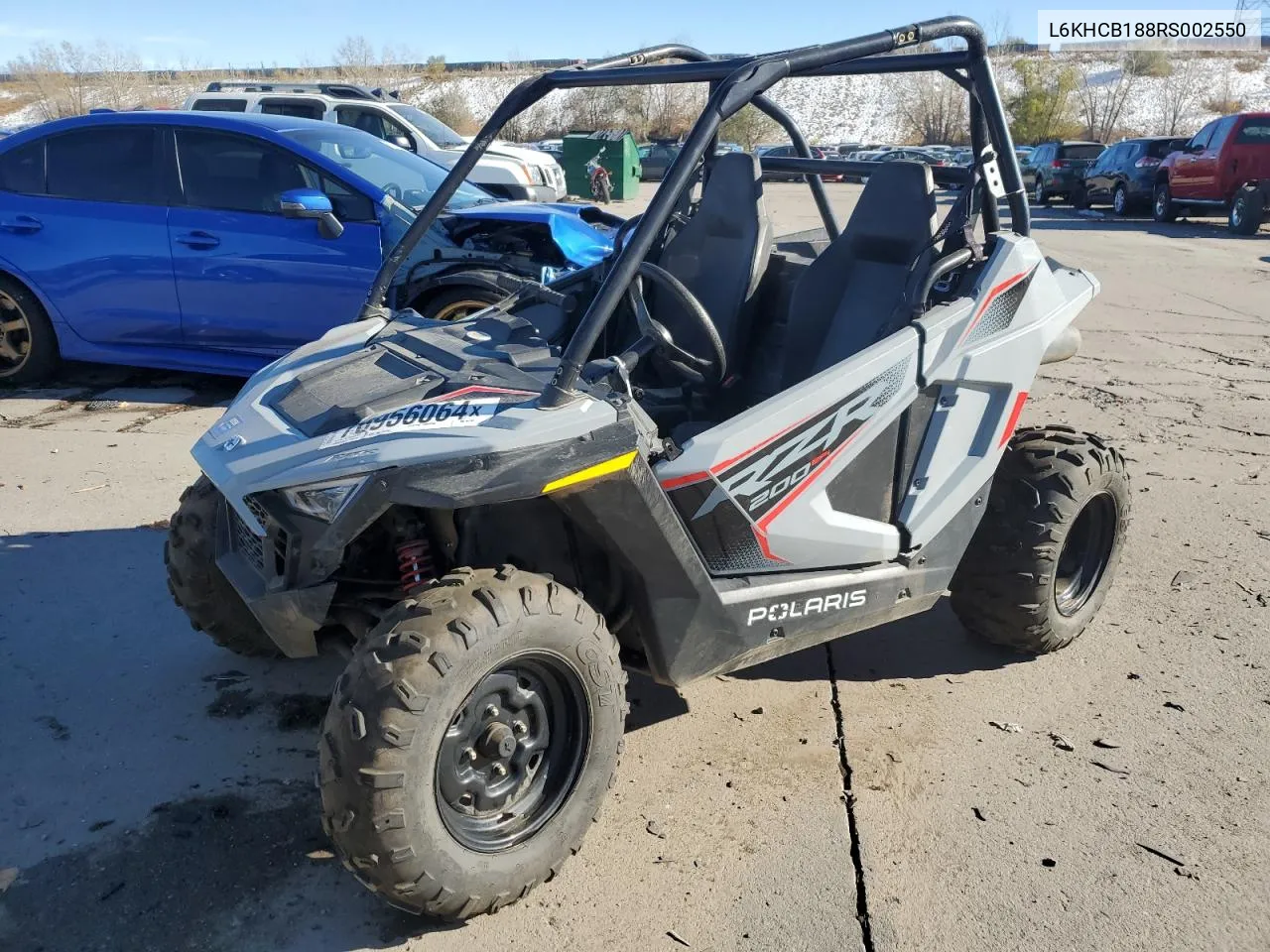 2024 Polaris Rzr 200 Efi VIN: L6KHCB188RS002550 Lot: 76956064