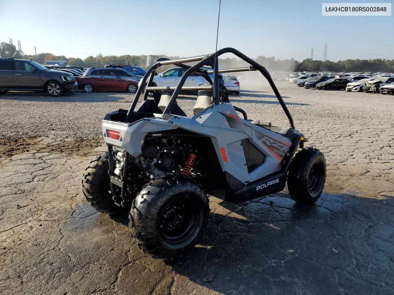 2024 Polaris Rzr 200 Efi VIN: L6KHCB180RS002848 Lot: 77632664