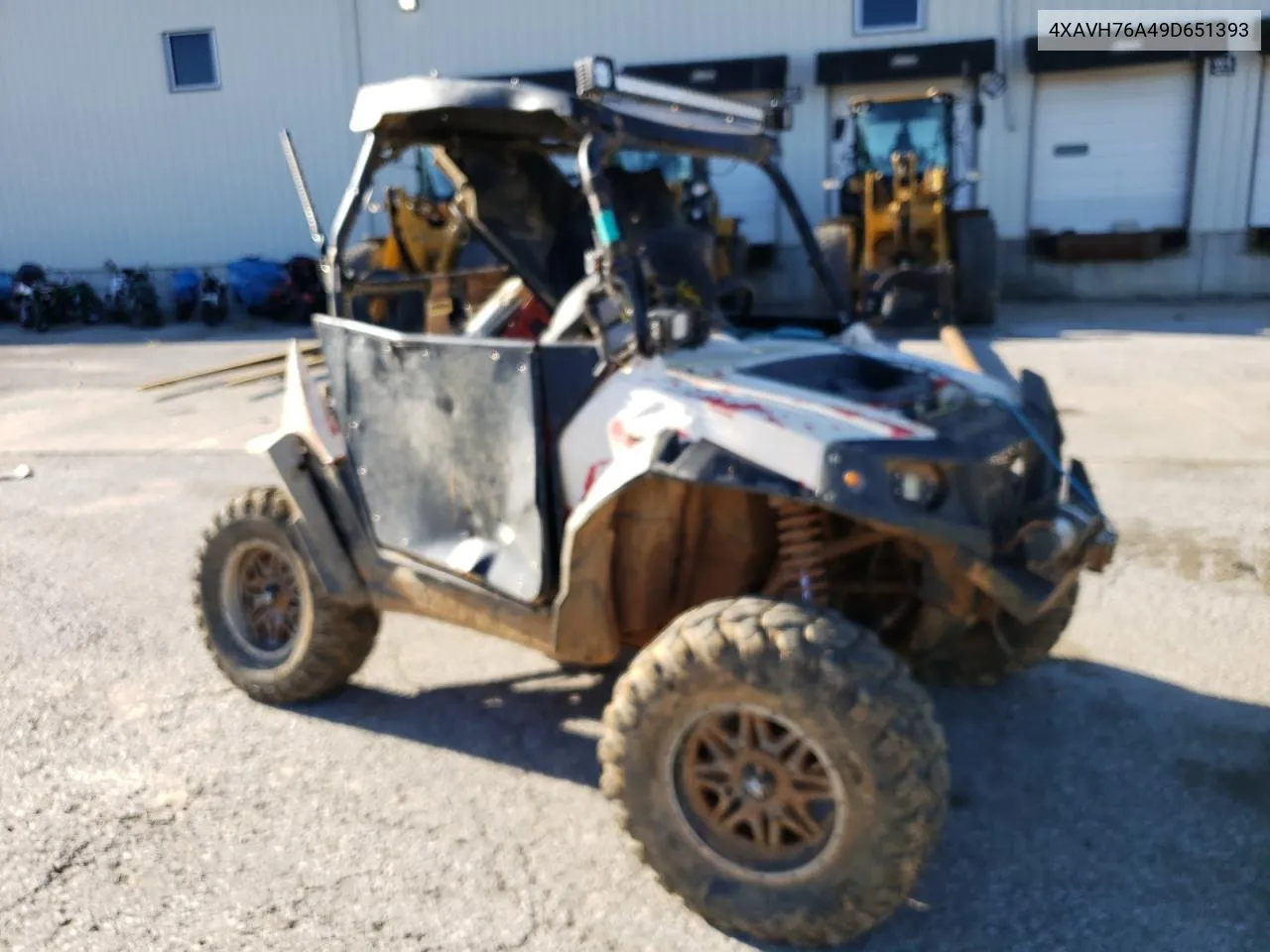 2009 Polaris Ranger Rzr VIN: 4XAVH76A49D651393 Lot: 80433374