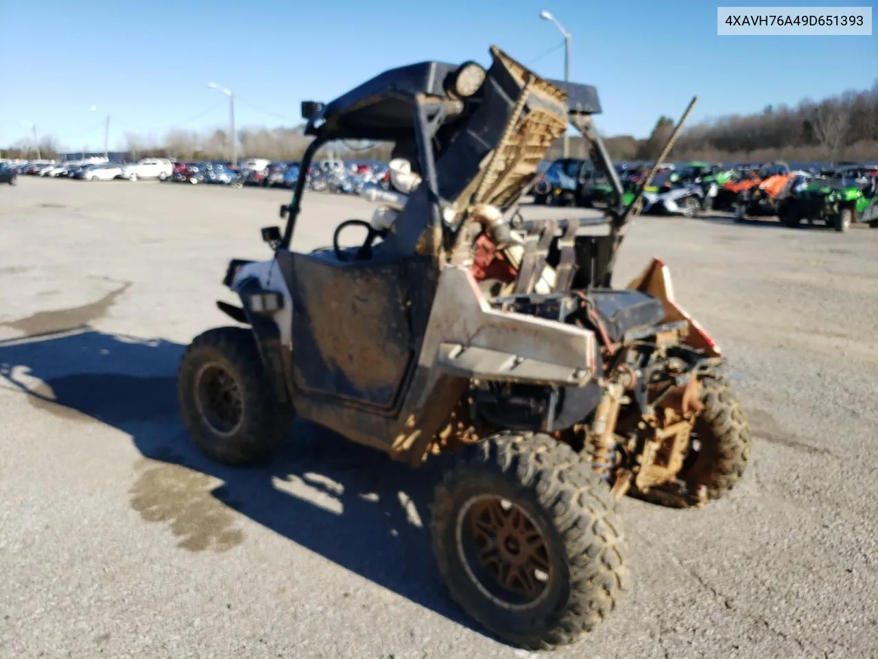 2009 Polaris Ranger Rzr VIN: 4XAVH76A49D651393 Lot: 80433374