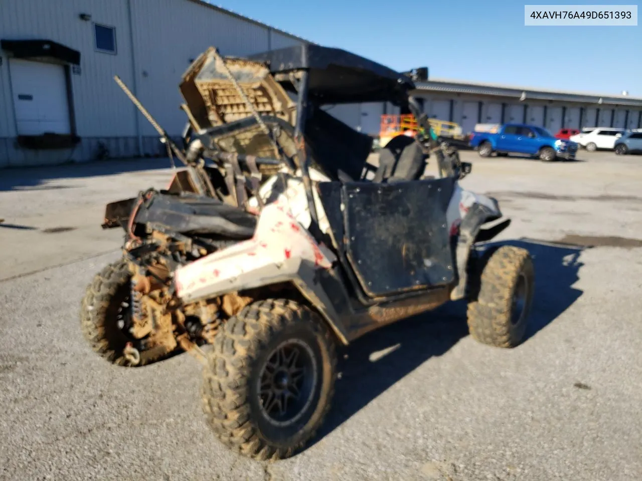 2009 Polaris Ranger Rzr VIN: 4XAVH76A49D651393 Lot: 80433374