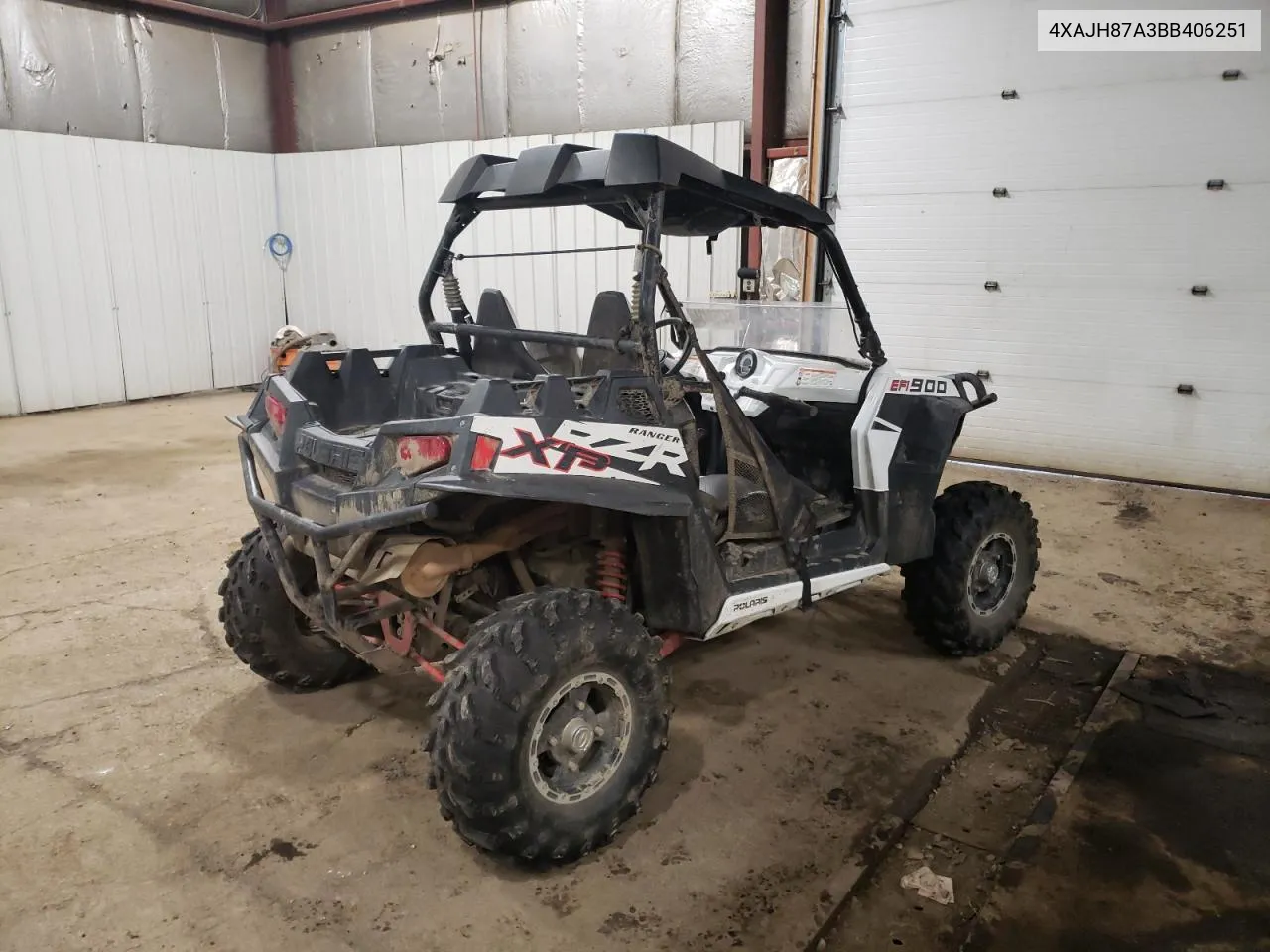 2011 Polaris Ranger Rzr 900Xp VIN: 4XAJH87A3BB406251 Lot: 54758434