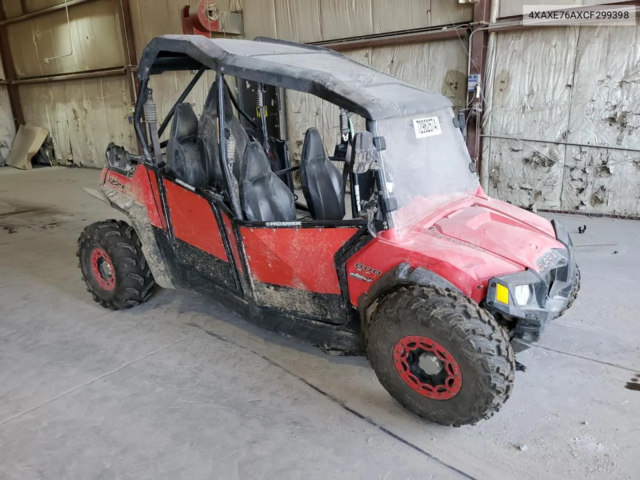 2012 Polaris Ranger Rzr 4 800 VIN: 4XAXE76AXCF299398 Lot: 72962574