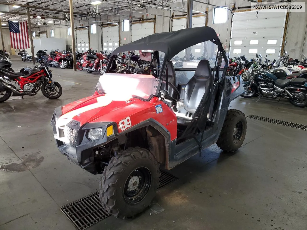 2012 Polaris Ranger Rzr 570 VIN: 4XAVH57A1CB585309 Lot: 77757974