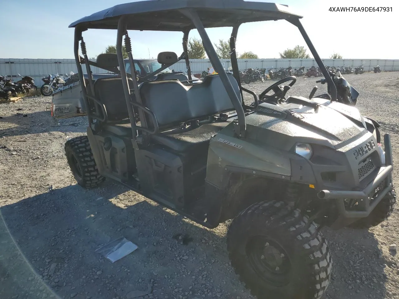 2013 Polaris Ranger 800 Crew VIN: 4XAWH76A9DE647931 Lot: 74707094