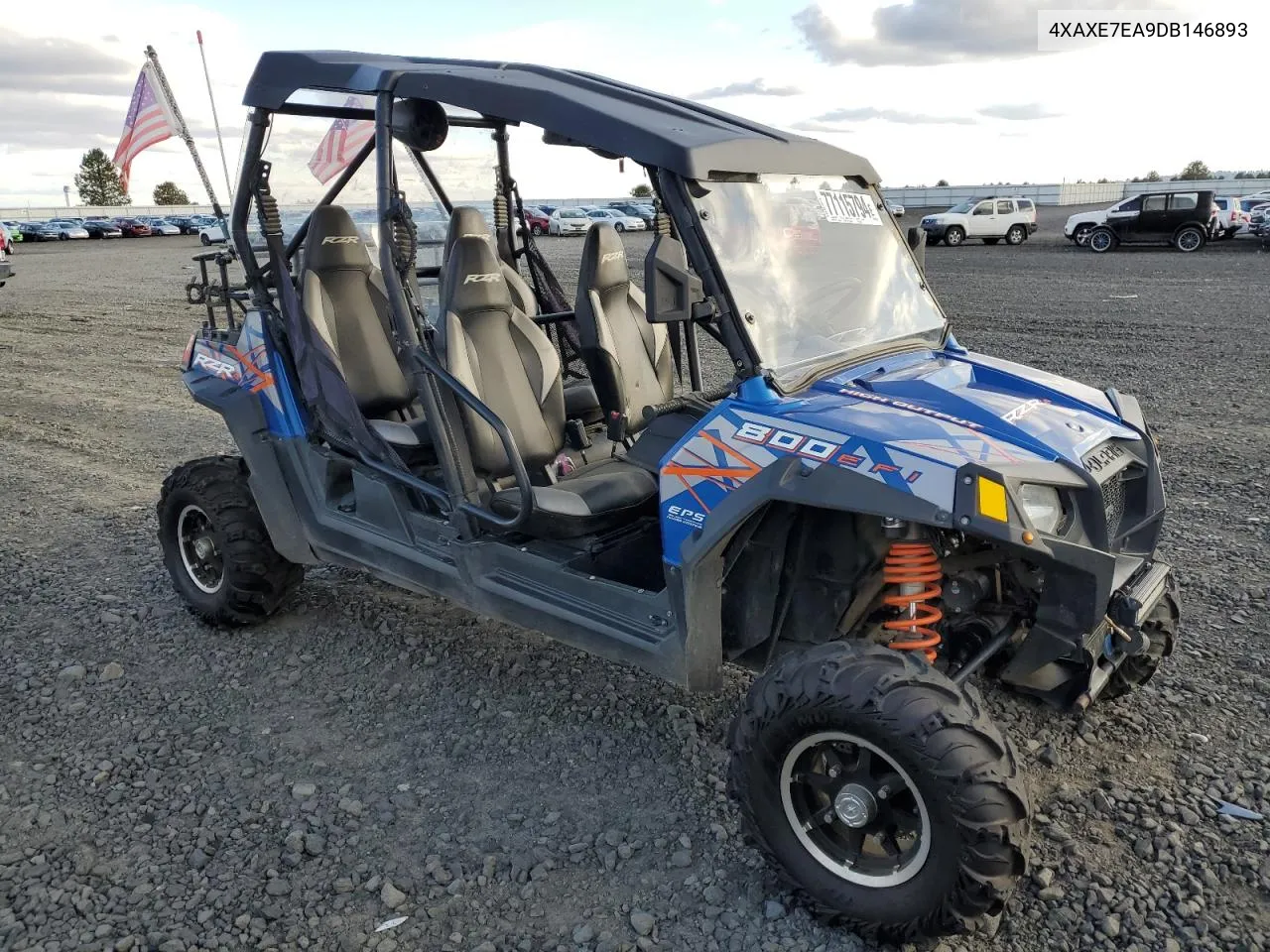 2013 Polaris Rzr 4 800 Eps VIN: 4XAXE7EA9DB146893 Lot: 77115794